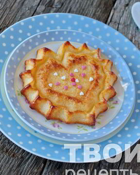 Творожная запеканка из детского сада