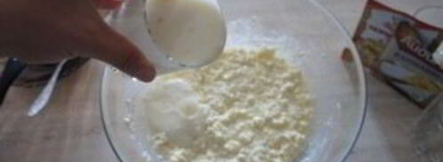 творожная запеканка на кефире. Шаг 4