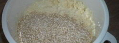 творожная запеканка с отрубями. Шаг 4