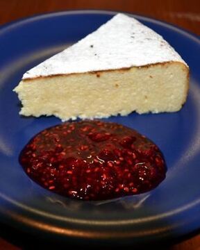 Творожная запеканка со сгущенкой