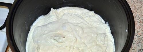 творожная запеканка со сгущенкой. Шаг 5