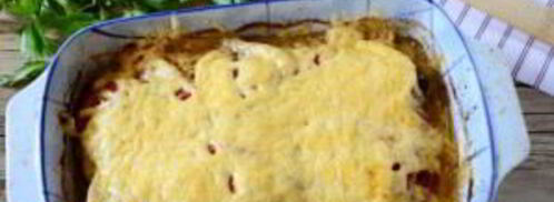 запеканка из баклажанов с куриной грудкой. Шаг 10