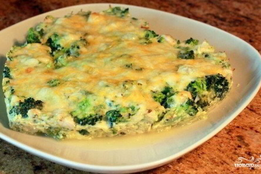 Рецепт запеканка из брокколи диетическая