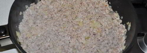 запеканка из фарша с вермишелью. Шаг 2