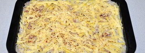запеканка из фарша с вермишелью. Шаг 7