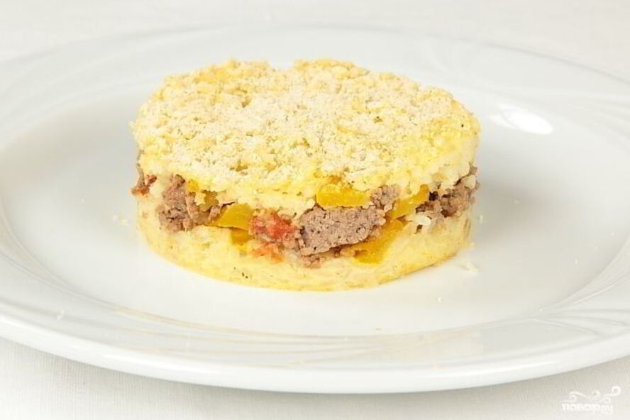 Рецепт запеканка из риса с фаршем