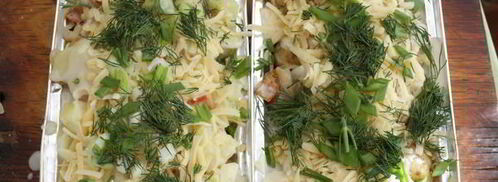 запеканка картофельная с грушей и беконом. Шаг 4