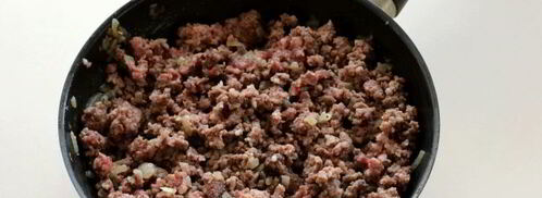 запеканка с баклажанами, фаршем и картофелем. Шаг 4