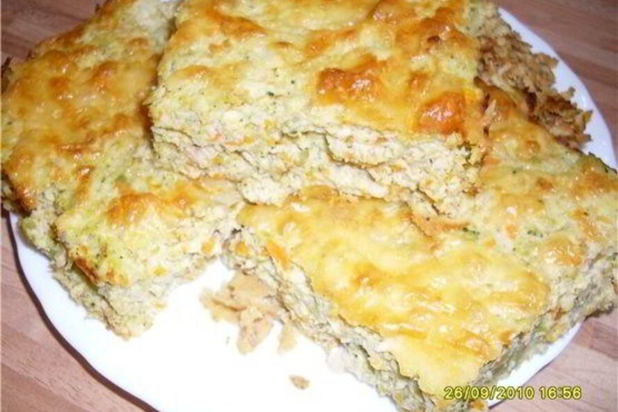 Рецепт запеканка с куриным филе, овощами и фасолью