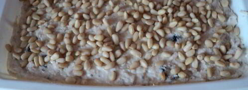 запеканка с тунцом и кедровыми орехами. Шаг 8