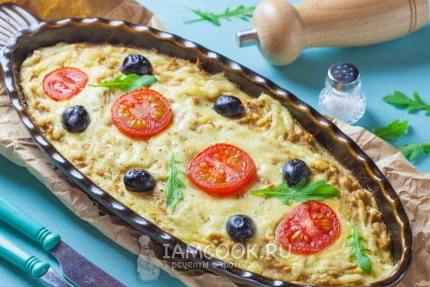 Рецепт запеканка с тунцом