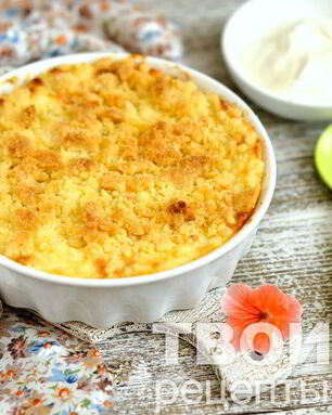 Запеканка с яблоками