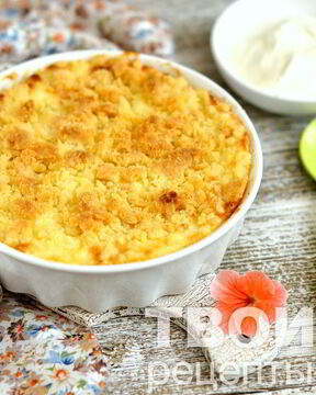 Запеканка с яблоками