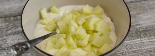 запеканка с яблоками. Шаг 2