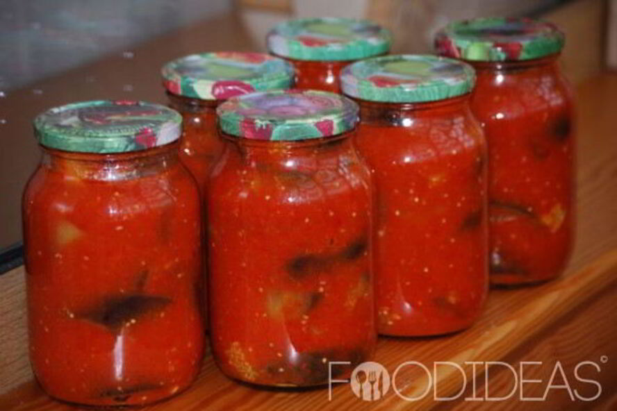 Рецепт баклажаны в аджике