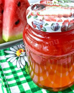 Арбузы на зиму в банках сладкие