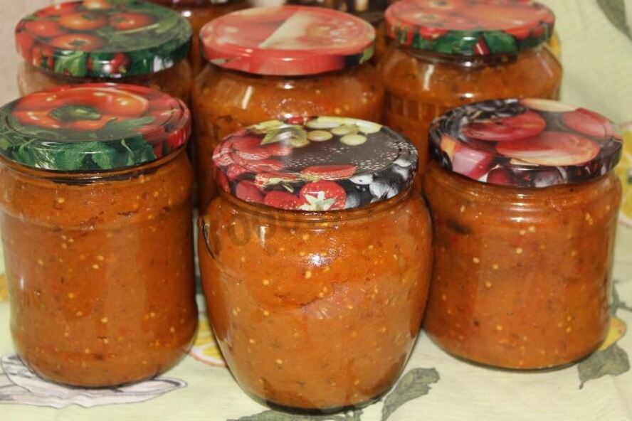 Рецепт баклажановая икра на зиму бабусина