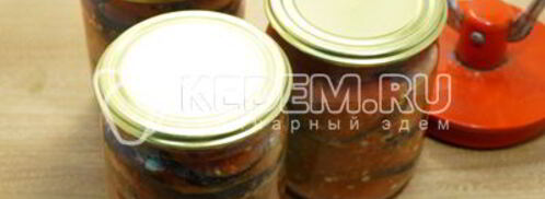 баклажаны огонек на зиму. Шаг 10