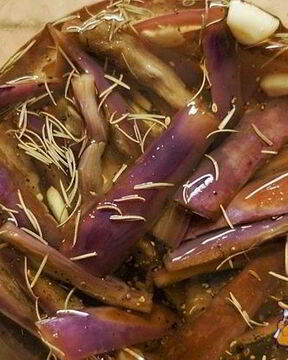 Баклажаны по-корейски в уксусе на зиму