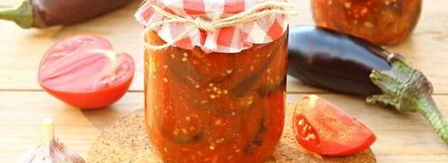 баклажаны в томате на зиму. Шаг 8