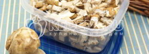 белые грибы на зиму. Шаг 5