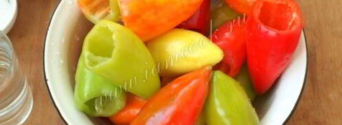 болгарский перец с капустой на зиму. Шаг 3