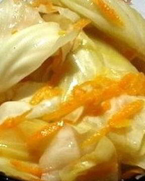 Домашняя квашеная капуста в горячем рассоле