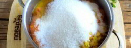 абрикосовый джем с апельсином на зиму. Шаг 6