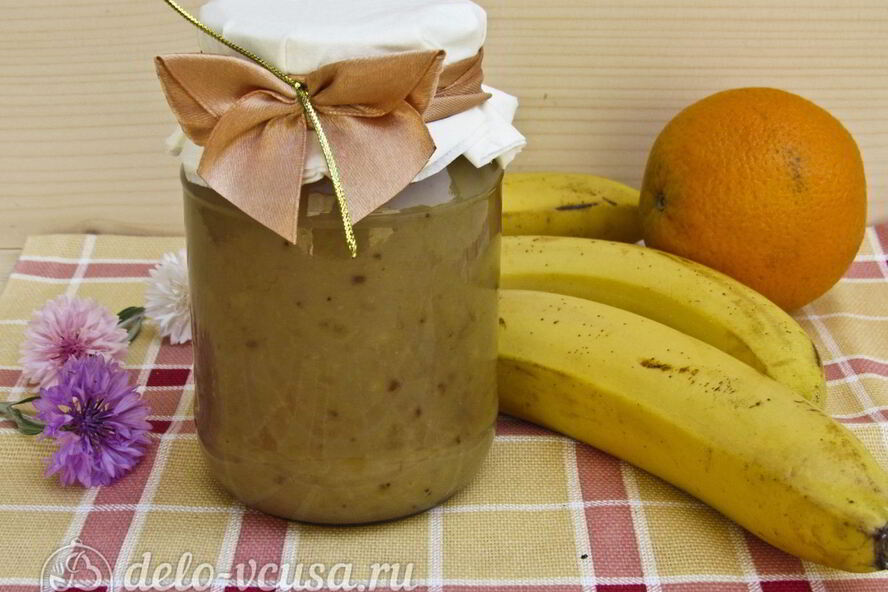 Рецепт банановый джем