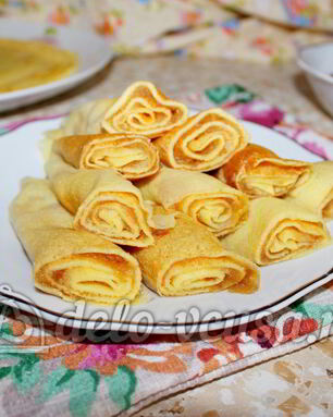 Блинчики с джемом