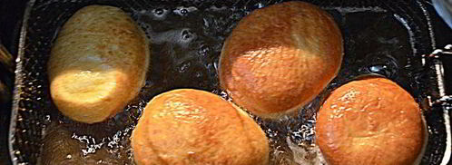 донаты с малиновым джемом. Шаг 6