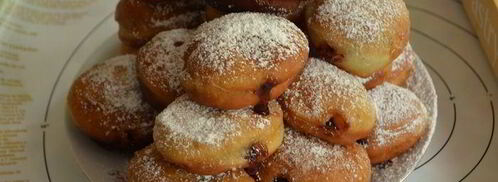 донаты с малиновым джемом. Шаг 10