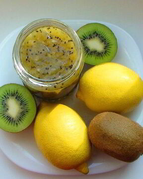Джем из киви и лимонов с кардамоном