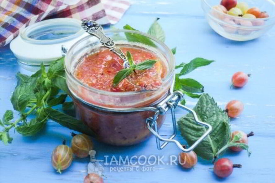 Рецепт джем из крыжовника, лимона и мелиссы