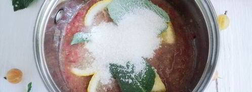 джем из крыжовника, лимона и мелиссы. Шаг 9