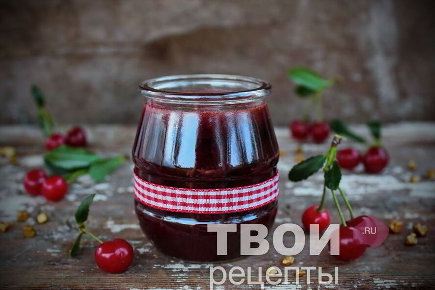 Рецепт джем из вишни
