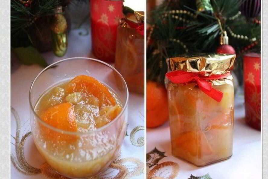 Рецепт мандариново-имбирный джем