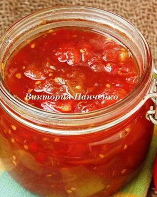Пряный томатно-яблочный джем