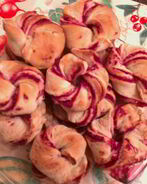 Веночки с клюквенным джемом