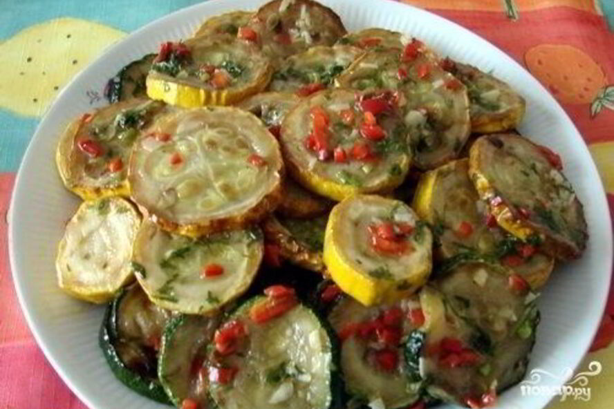 Рецепт кабачки на зиму острые