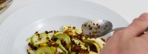 кабачки с вялеными помидорами. Шаг 4