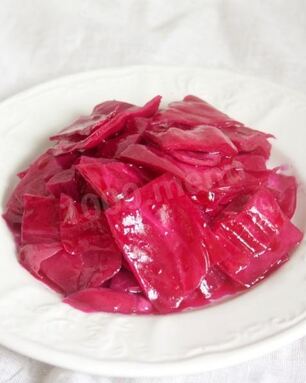 Капуста по-гурийски со свеклой на зиму