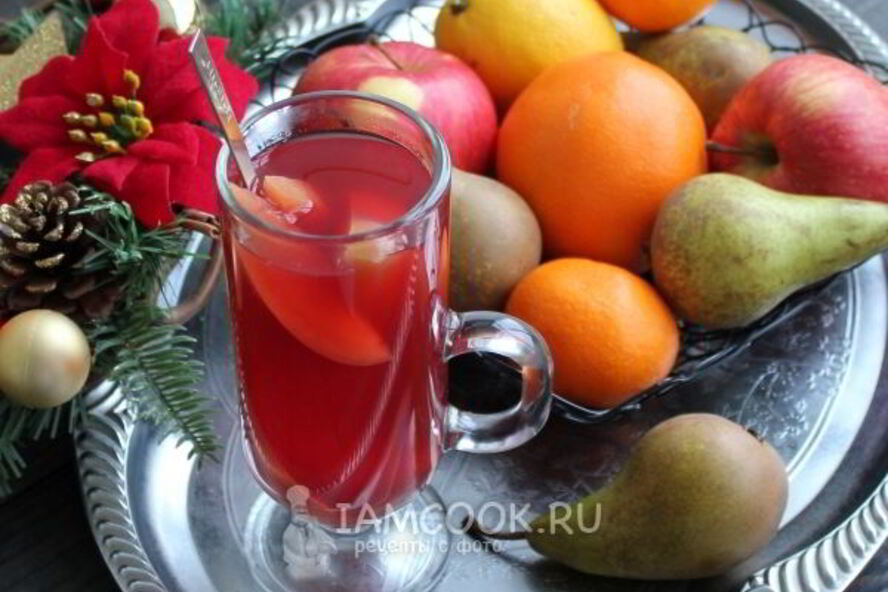Рецепт глинтвейн безалкогольный из компота
