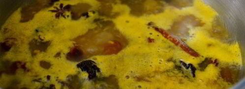 густой компот из сухофруктов со специями. Шаг 2