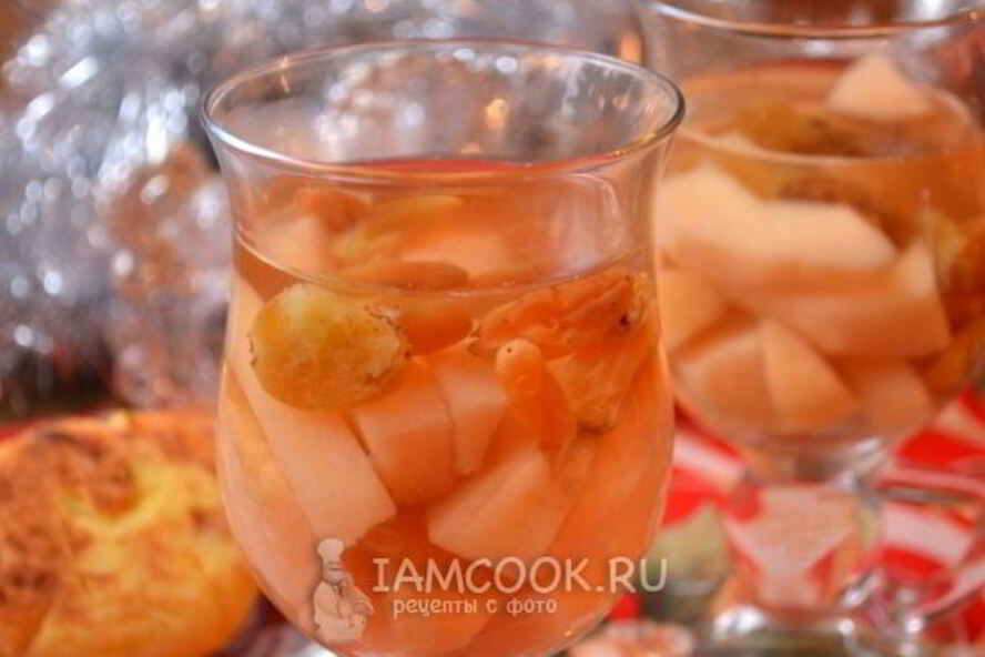 Рецепт компот из айвы