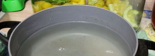 компот из алычи с кабачком. Шаг 3