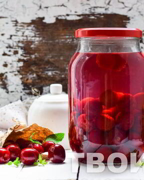 Компот из черешни на зиму
