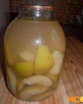 Компот из груш на зиму