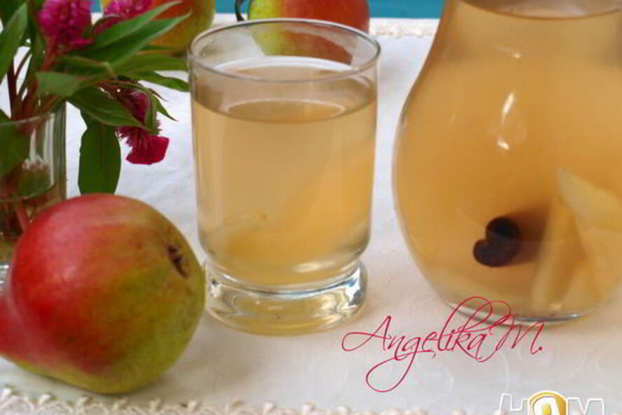 Рецепт компот из груш с корицей