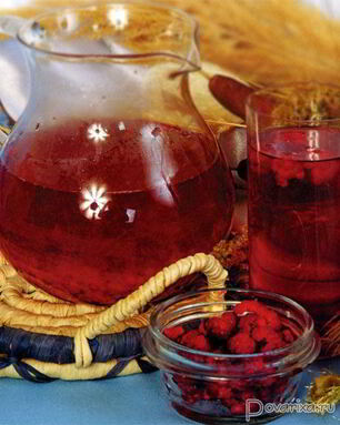 Компот из малины